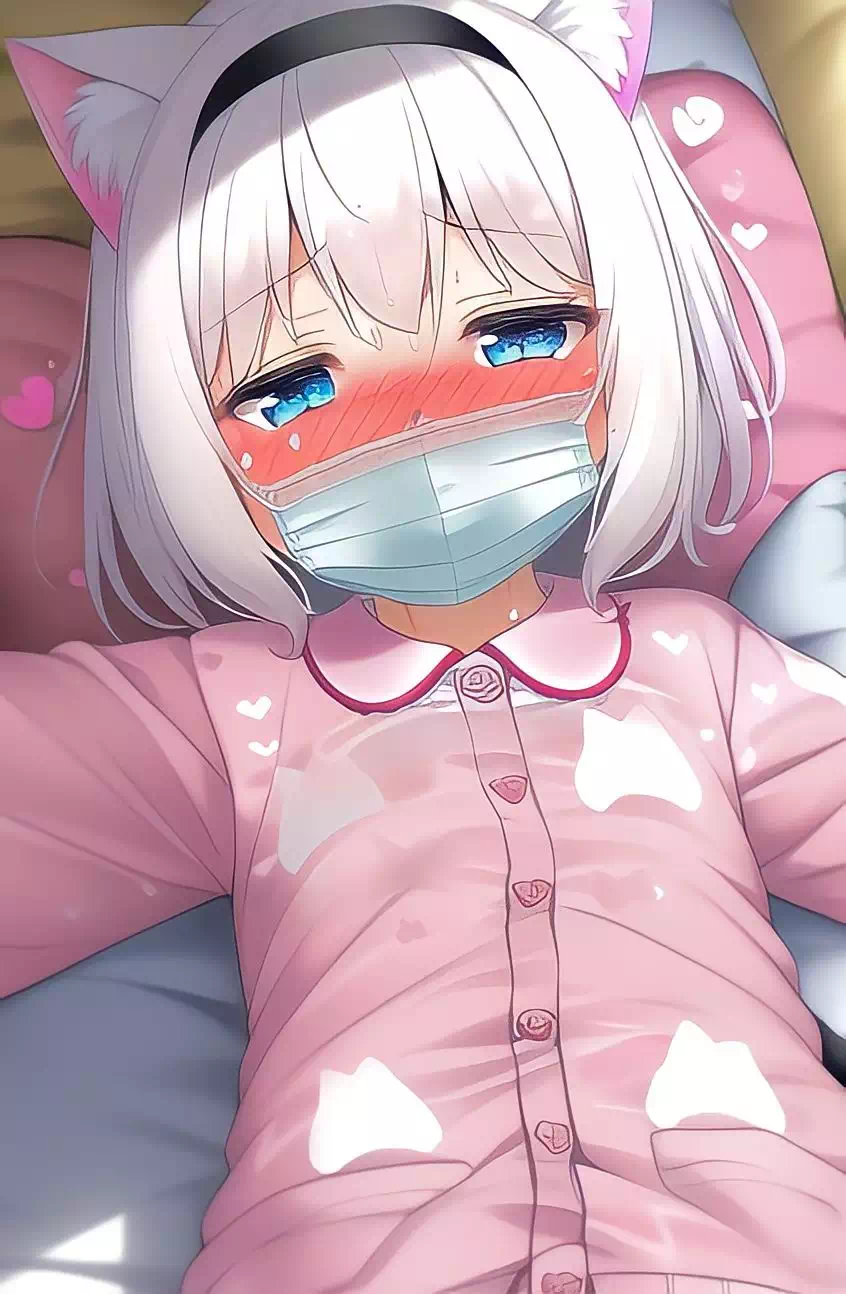 真っ赤なお顔の猫耳少女2
