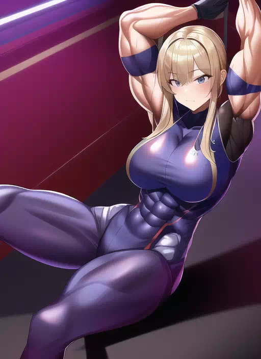 【AI】トレーニング中のモブ美少女パイロット３