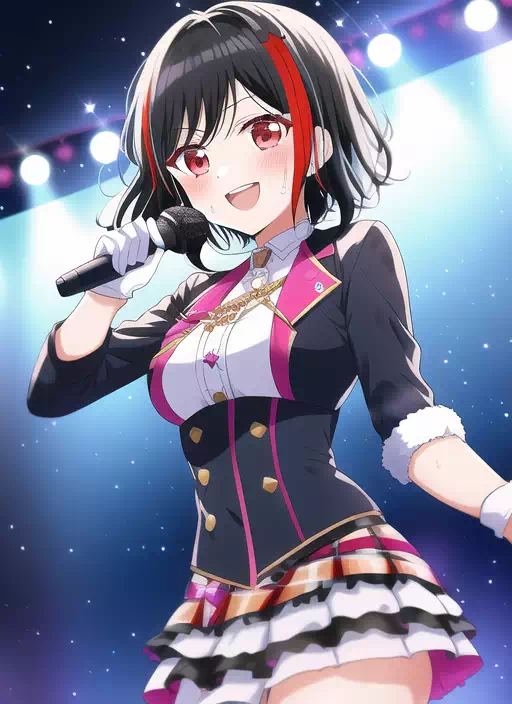 アイドルの美竹蘭
