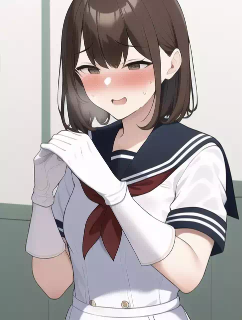 手袋フェチの心境 (JKバージョン)