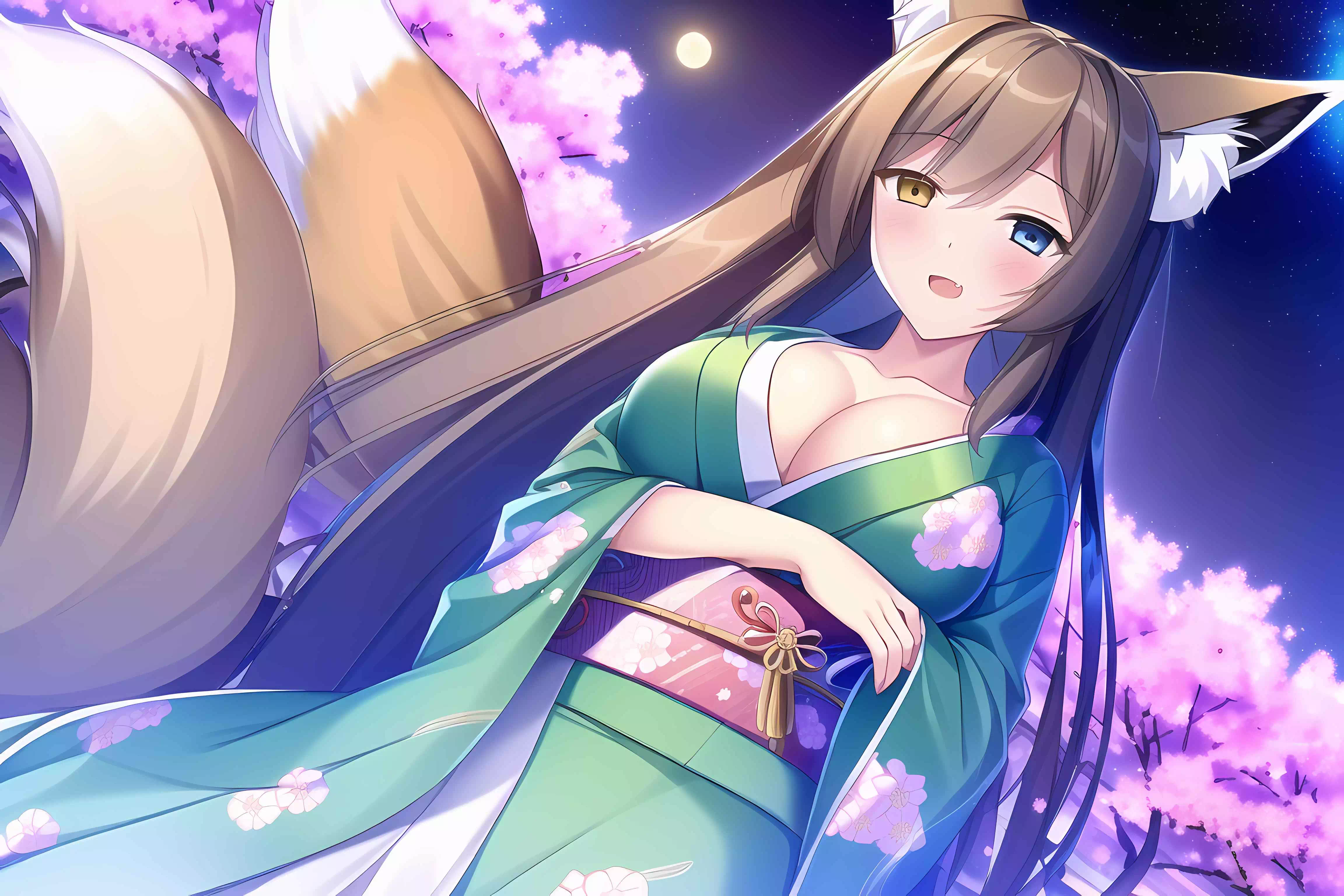 Foxes and Kimono