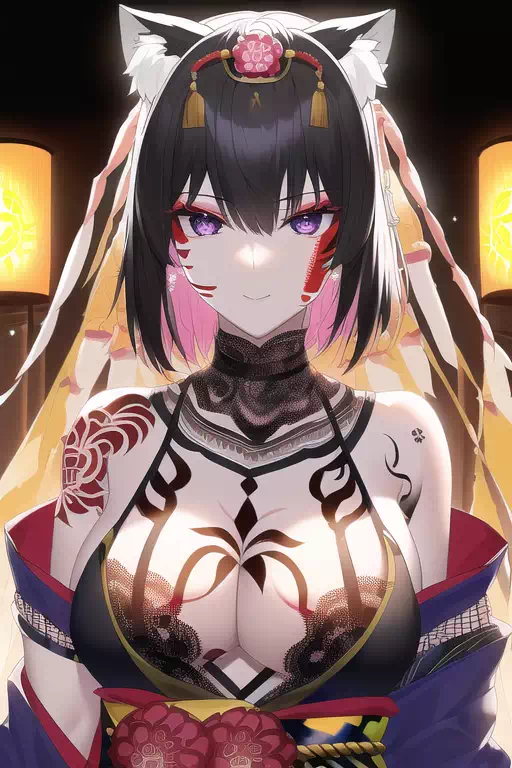 AI japonism+tattoo