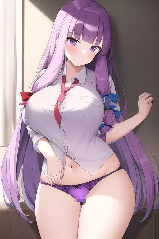 制服パチェ（NovelAI）