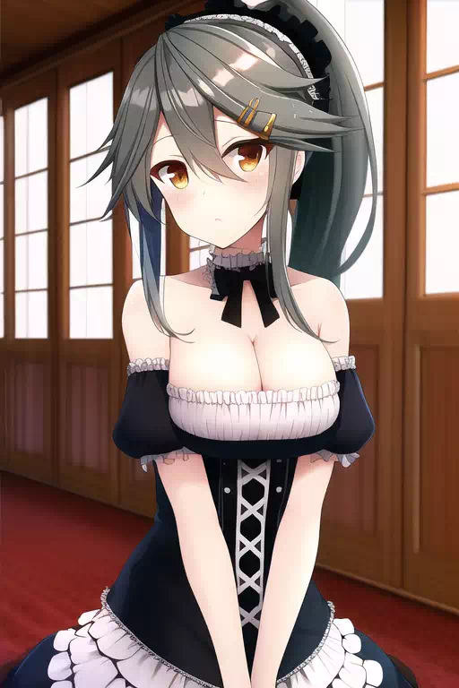 ゴスロリ　ポニテ榛名ちゃん