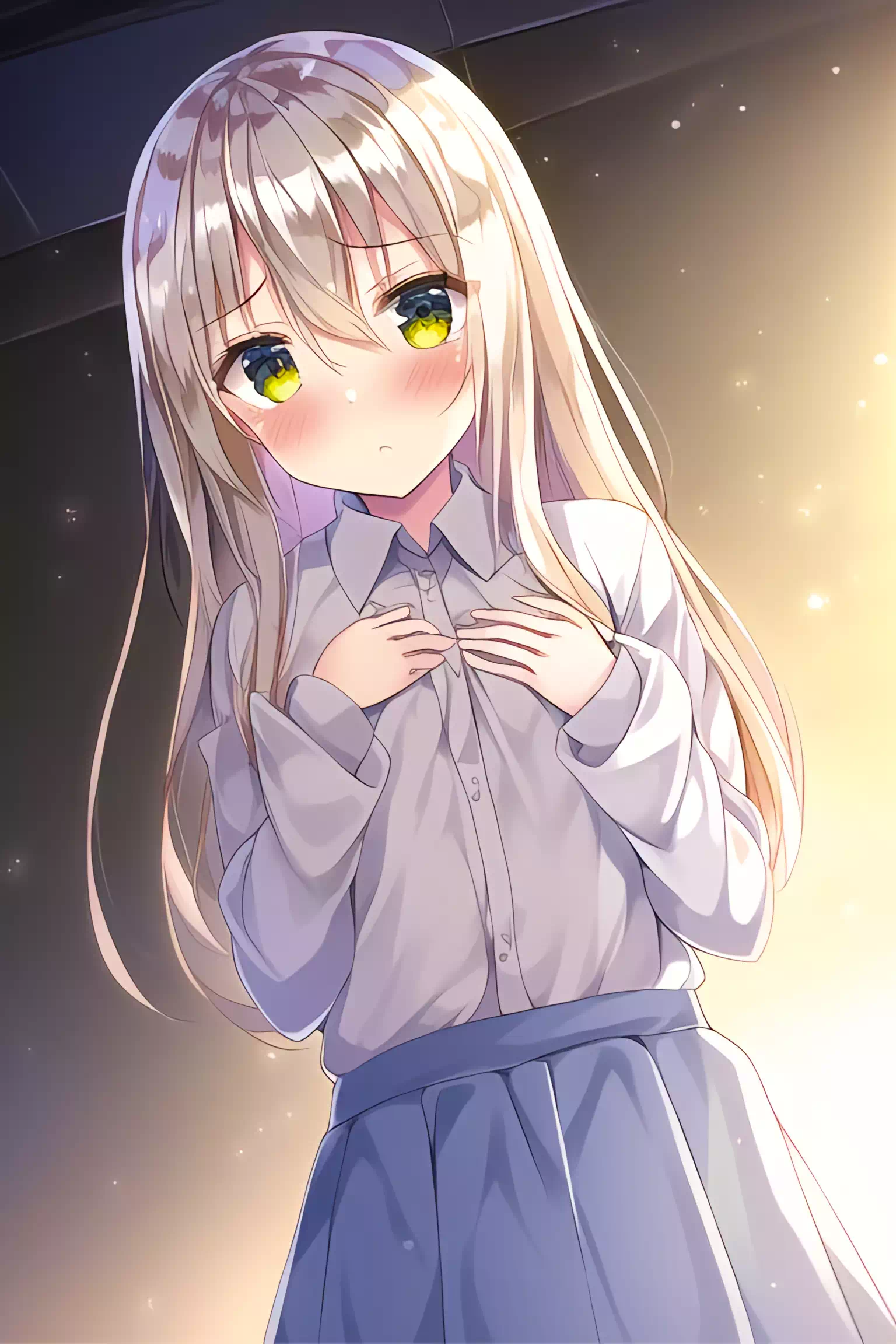 胸のサイズを気にしているミルキーちゃん