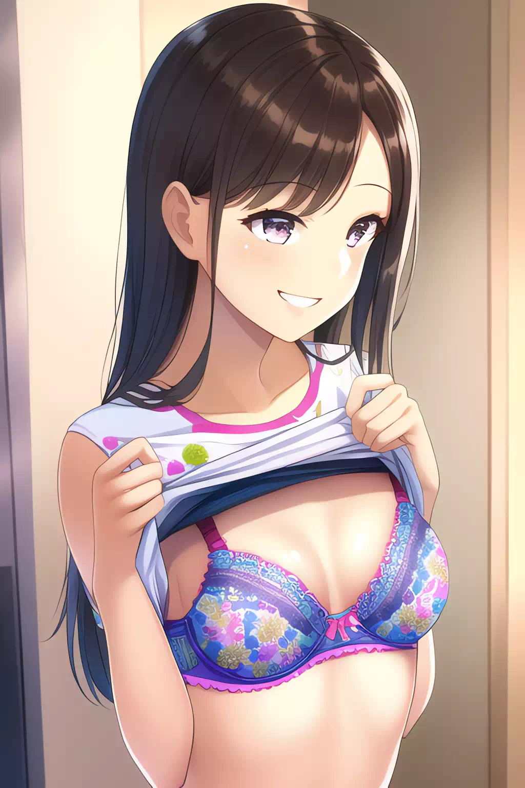 新しい下着を買ったら見せてくれる妹