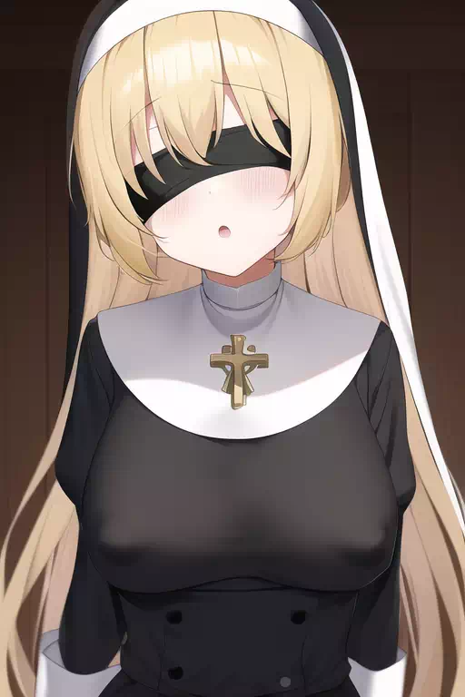 盲目ノーブラ修道女