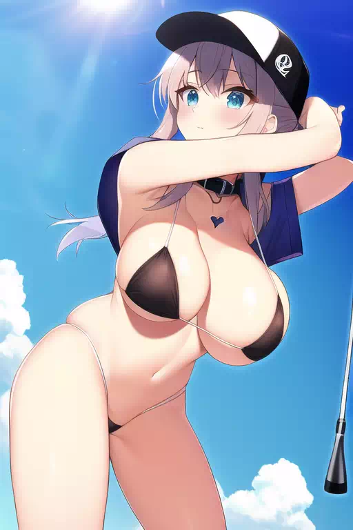真面目にゴルフしてそうな娘たち