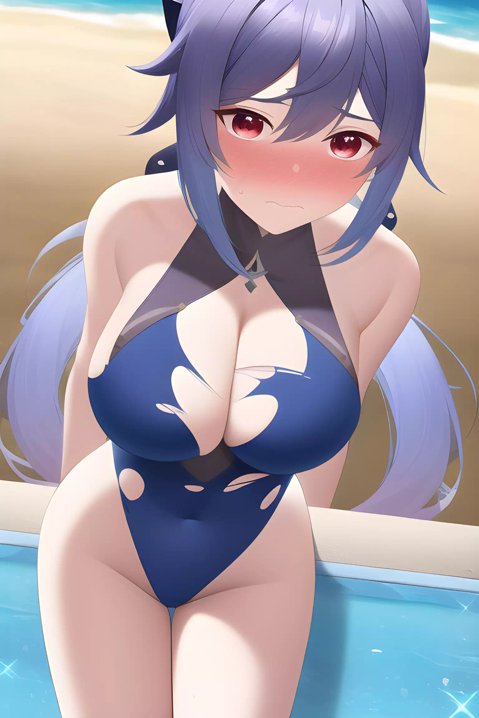 Keqing has an accident