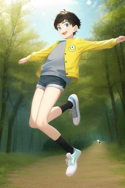 【AI】空前の男子半ズボンブームの世界線16～ポーズ特集～