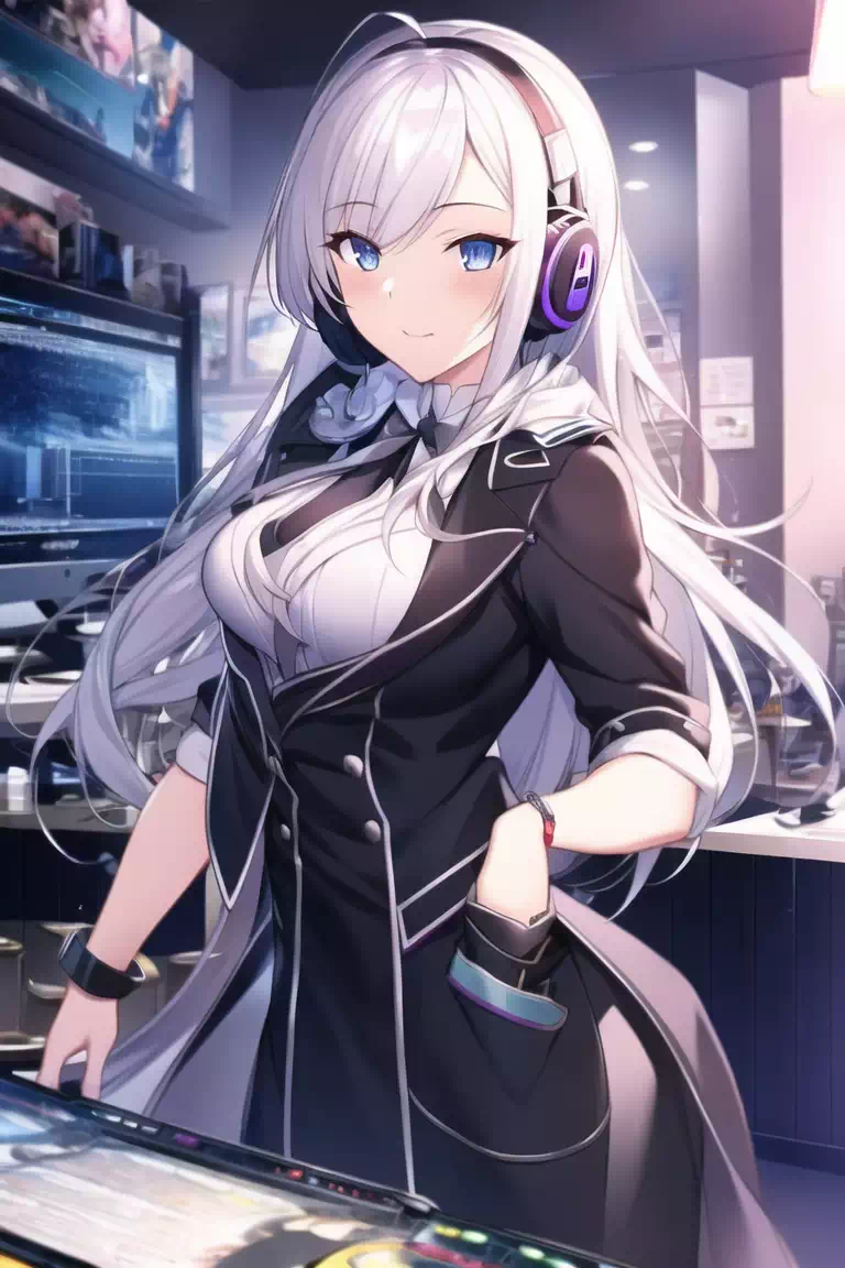 ヘッドフォン少女