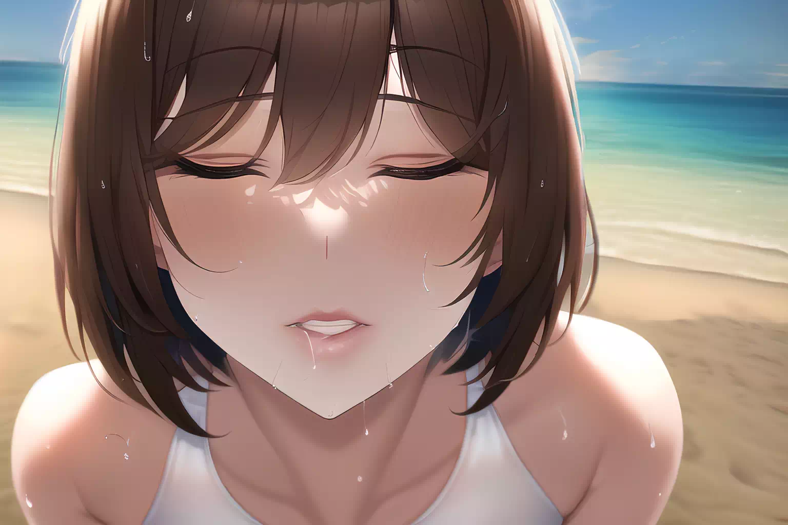 遊んだ後はキスキース！