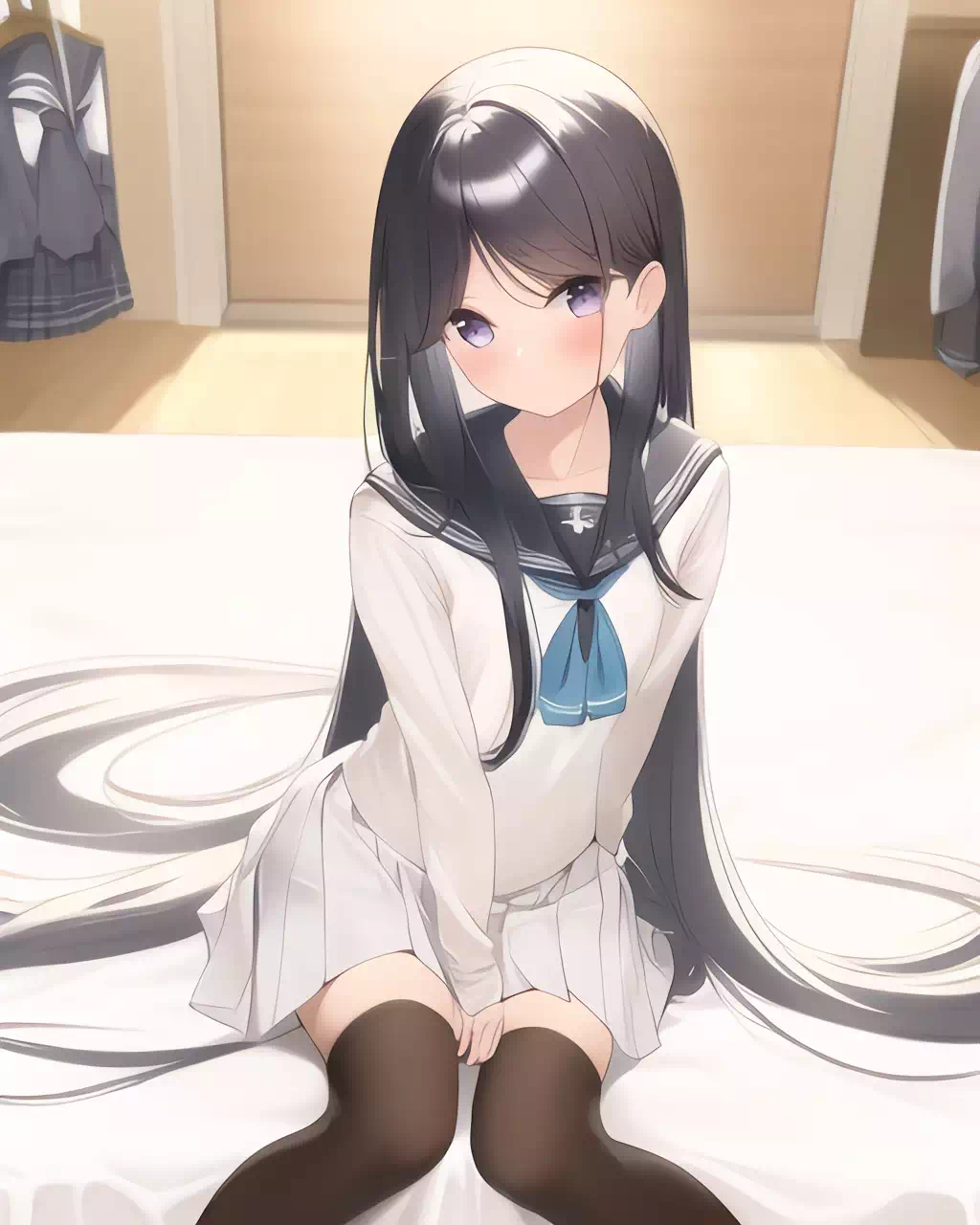21.black hair girl