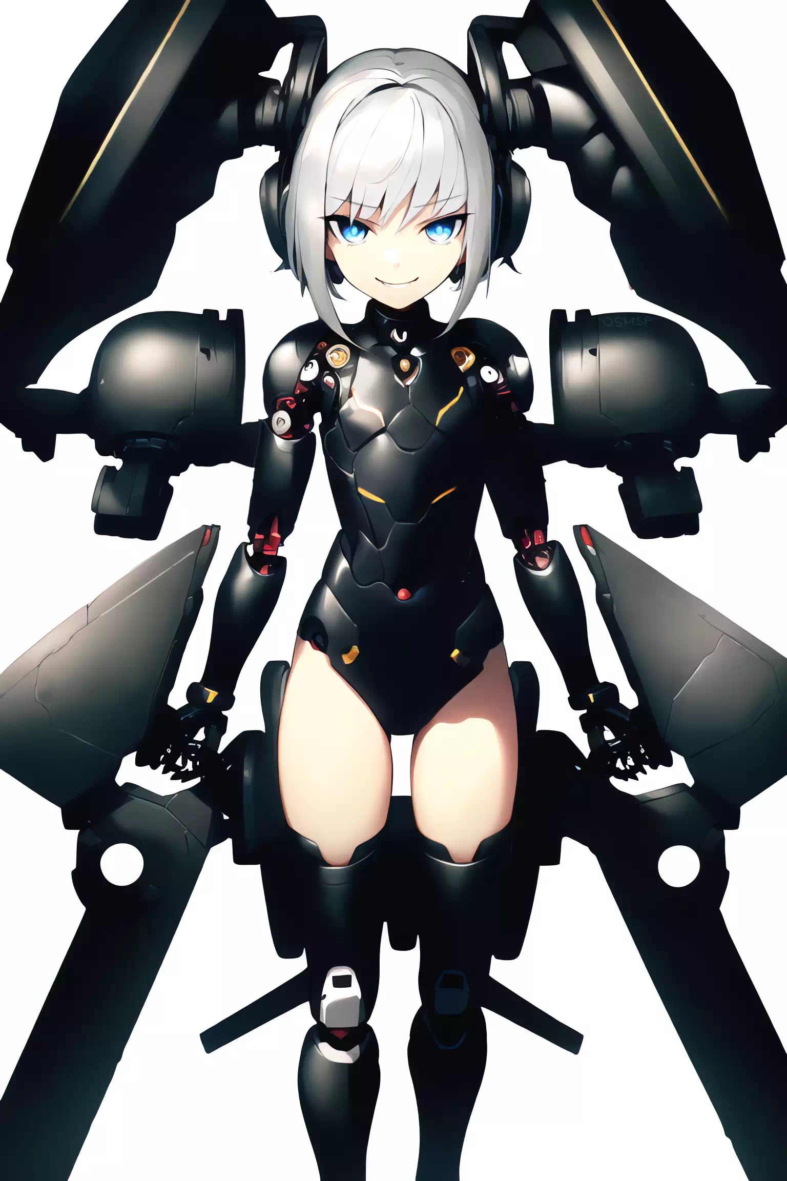 【メカ娘アーマータイプ】　空戦装備　加筆修正、高画質版