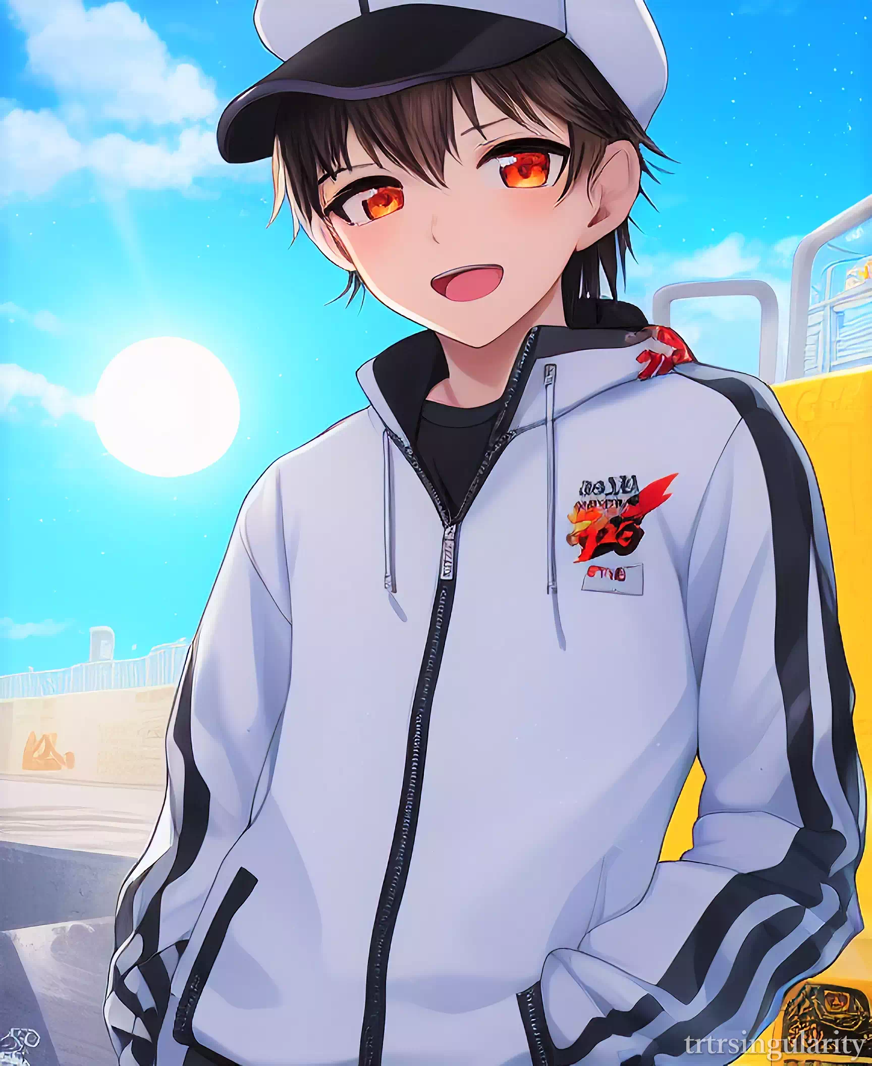 イケメンすぎるジャージショタ　(いい兄さんの日)