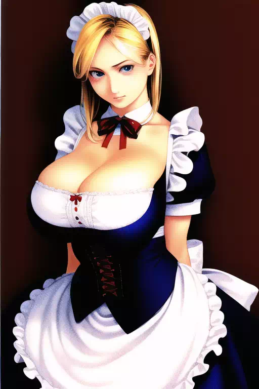 リアル金髪巨乳メイド