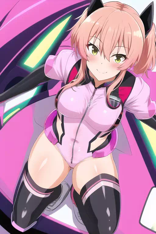 パイロットスーツ風レオタード美嘉