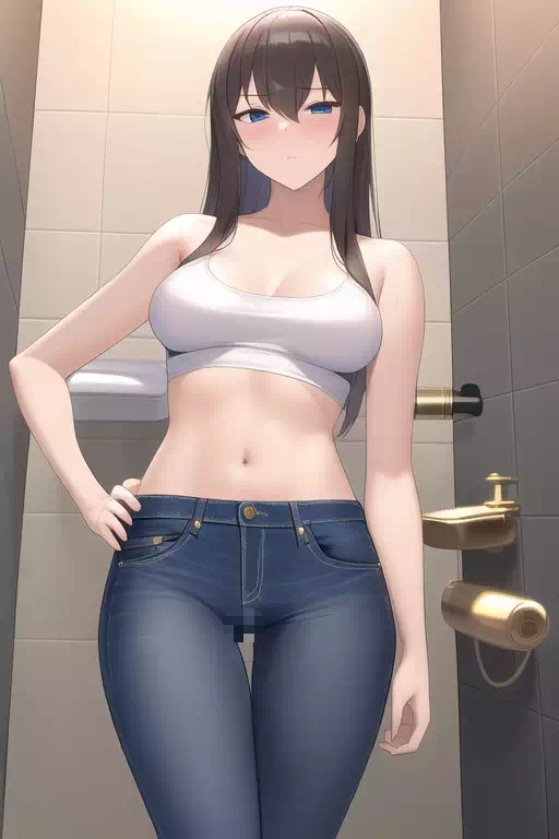 ジーンズの少女