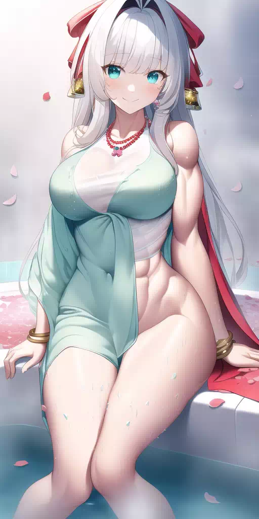 温泉筋肉娘