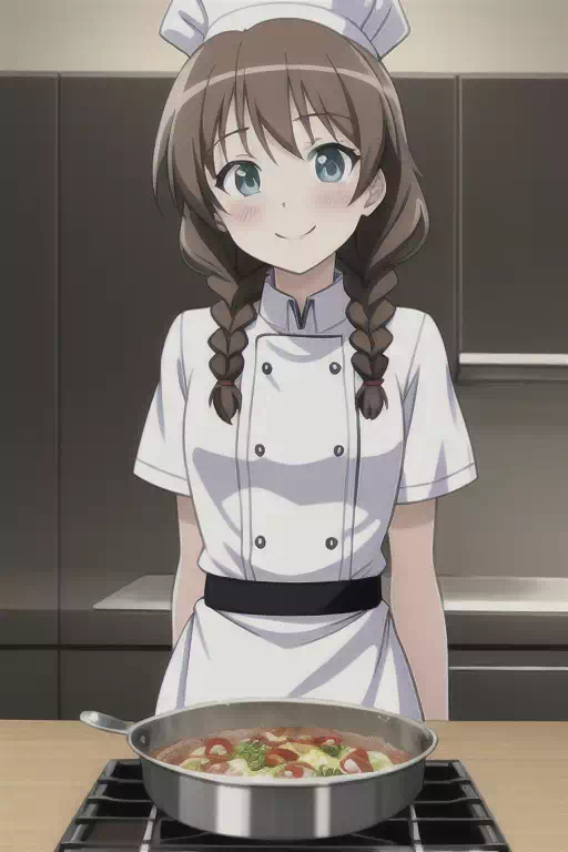 料理をする少女の料理人 6