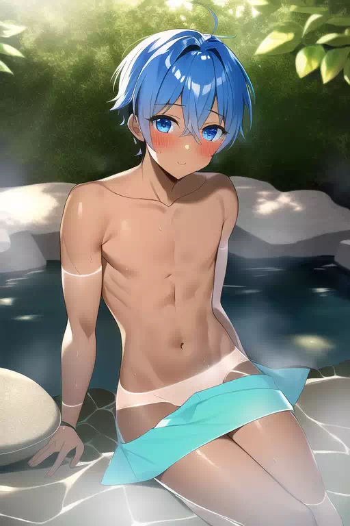 【Novel AI】入浴系男子