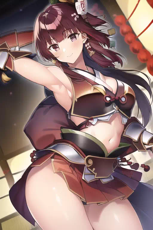 【AI】和風ビキニアーマーさんを作ってた
