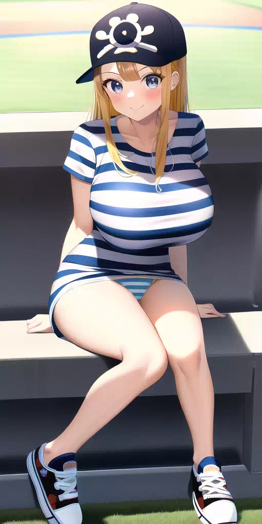 [NovelAI] ボーダーワンピの女の子 #4