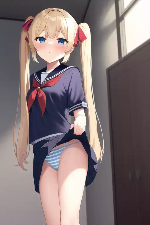 雙馬尾女學生5
