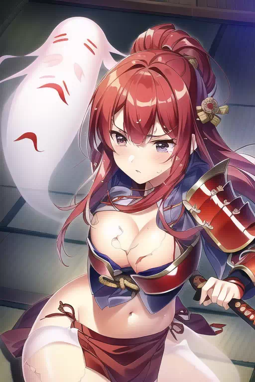 【AI】和風ビキニアーマーさん　その13