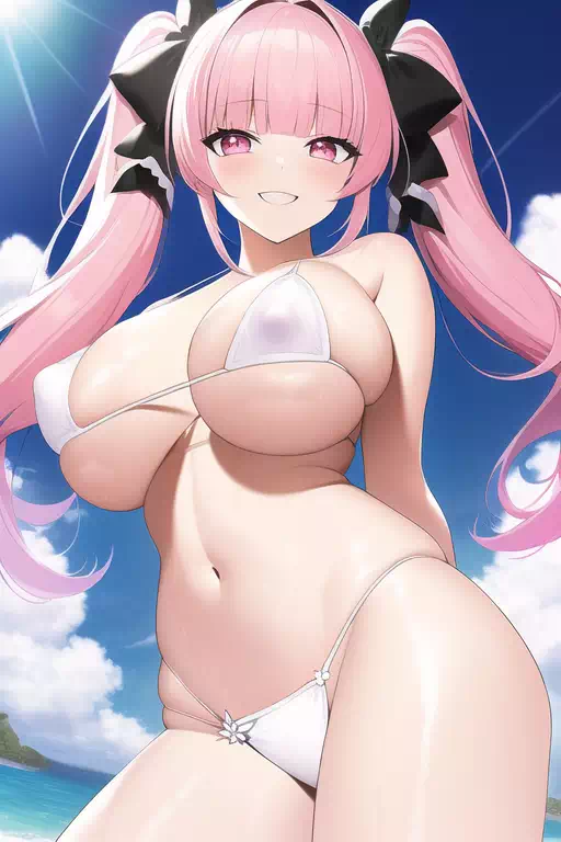 白ビキニ