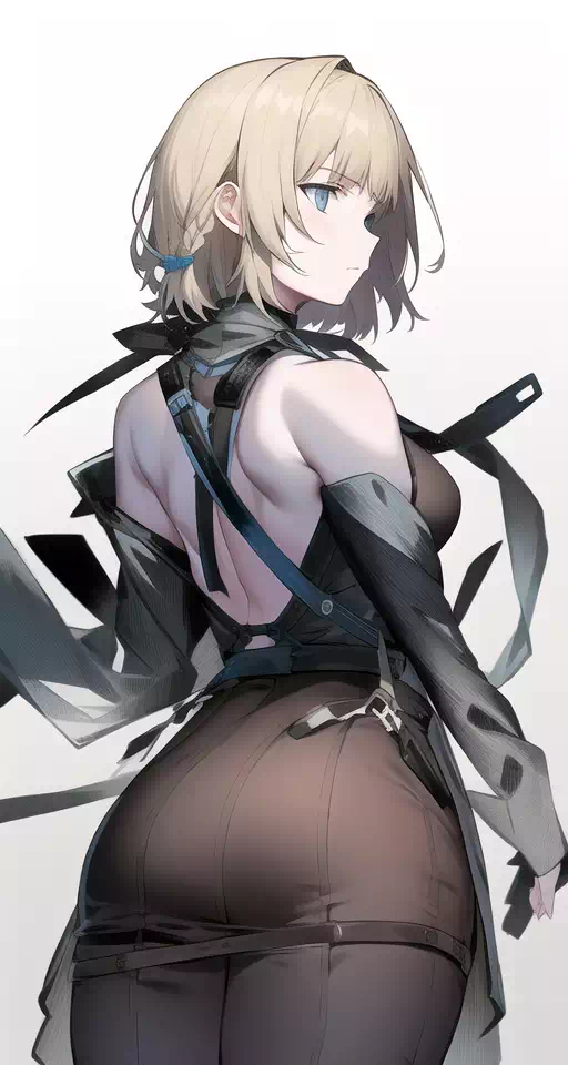black assassin dress girl