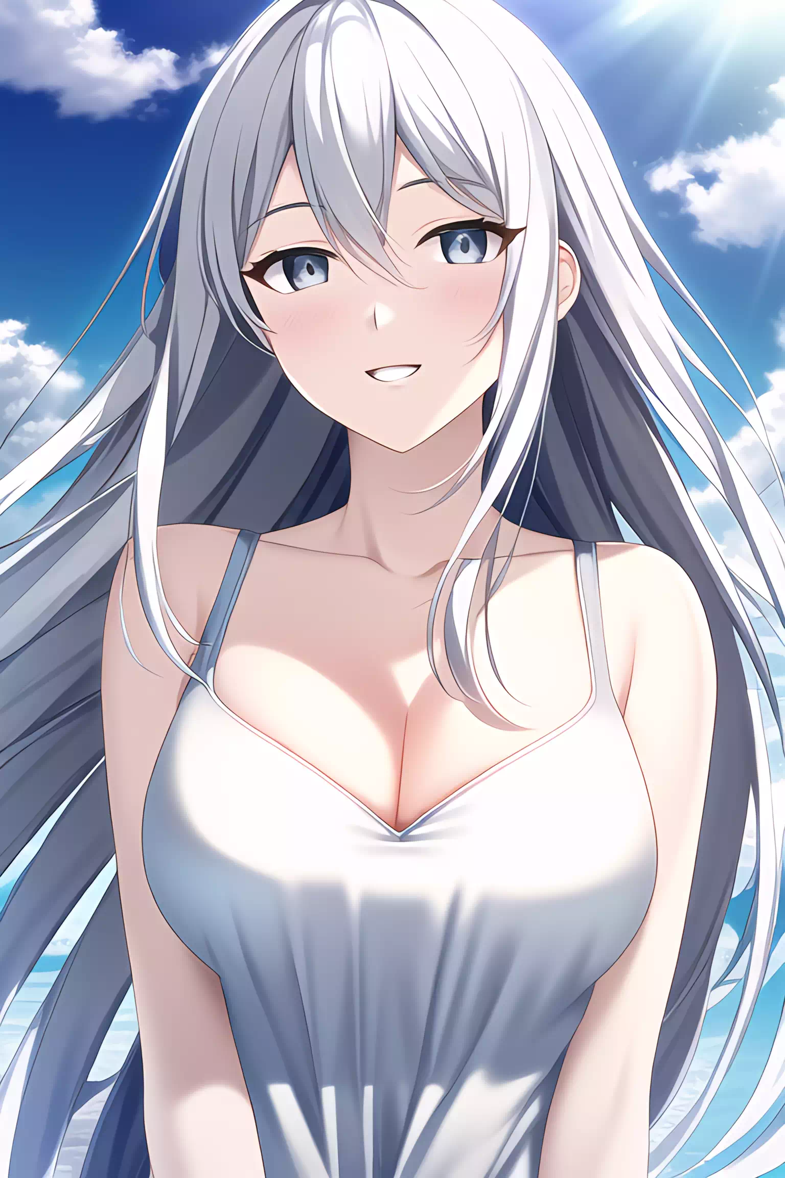 銀髪ロングの女の子まとめ