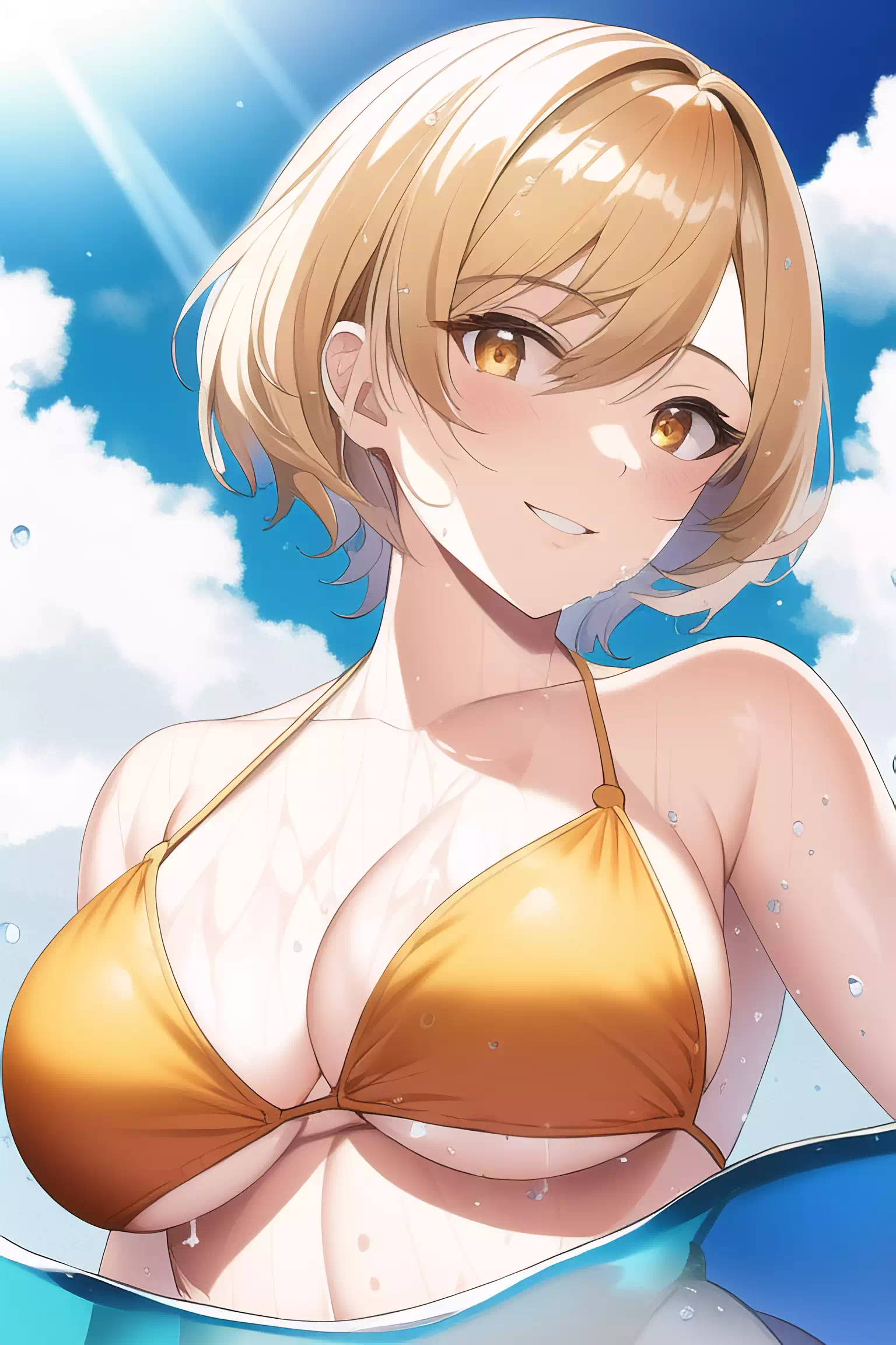 水着のお姉さん