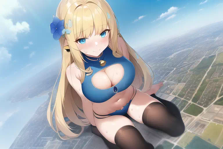 NovelAIに巨大娘を描い(94)