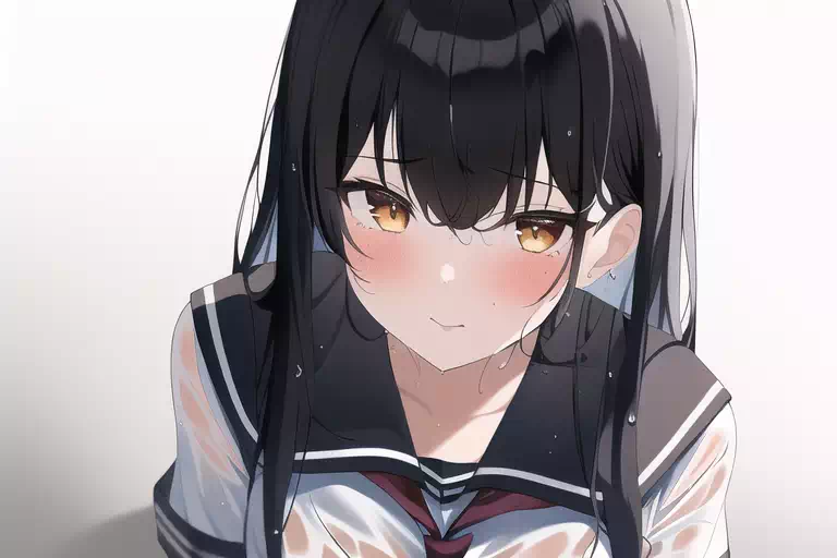 ずぶ濡れの女の子6