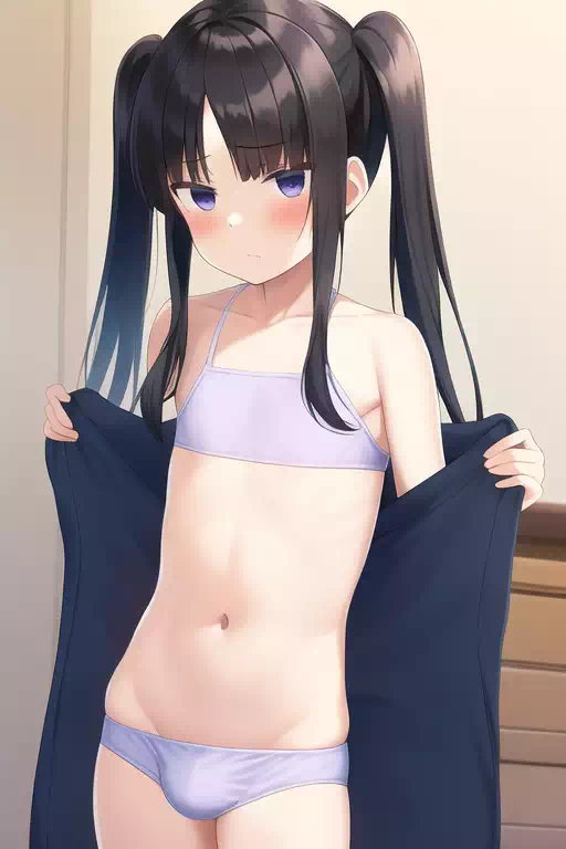 ツインテ男の娘の下着集