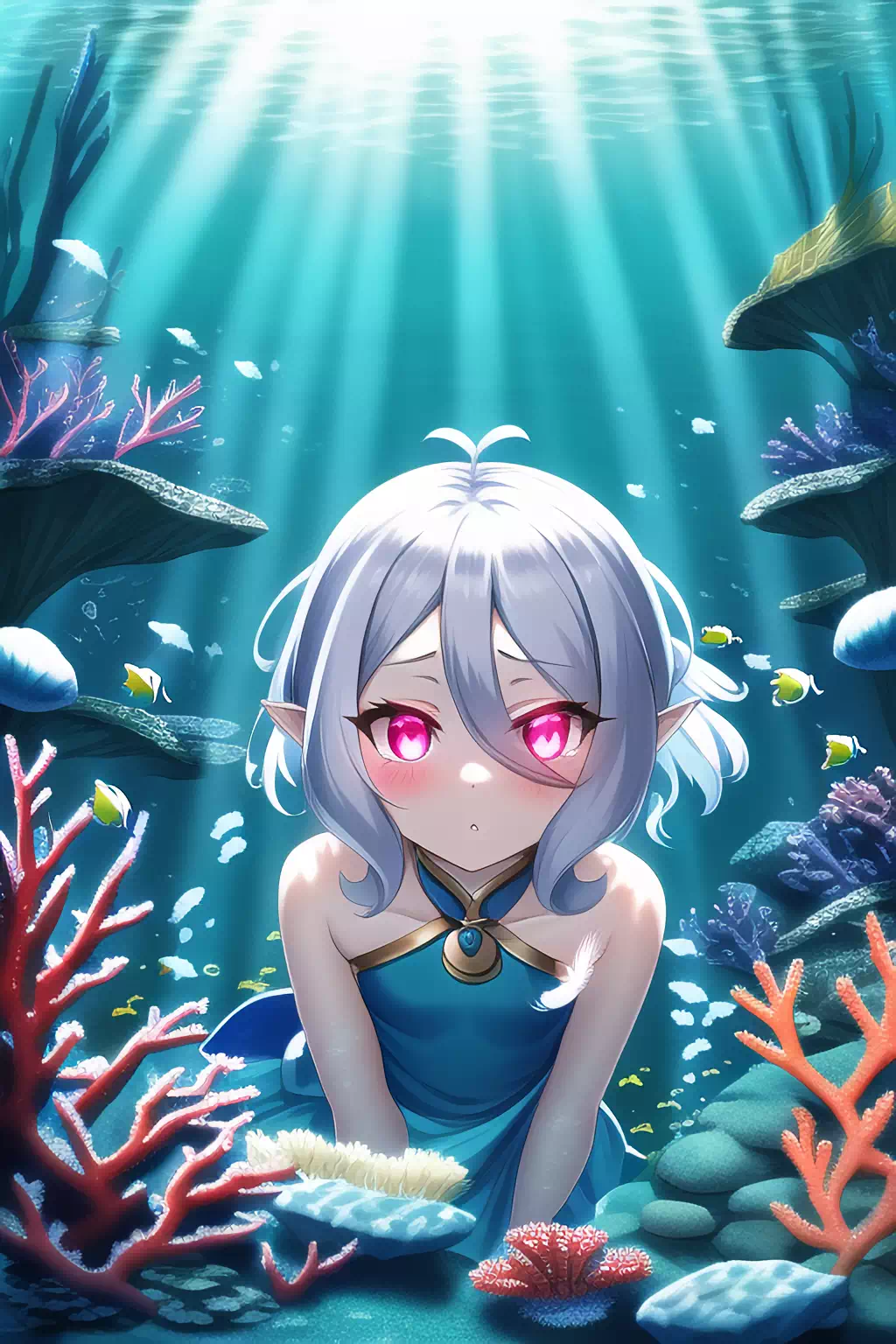 水中コッコロたん