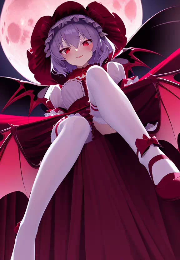 AI　レミリア　白タイツ