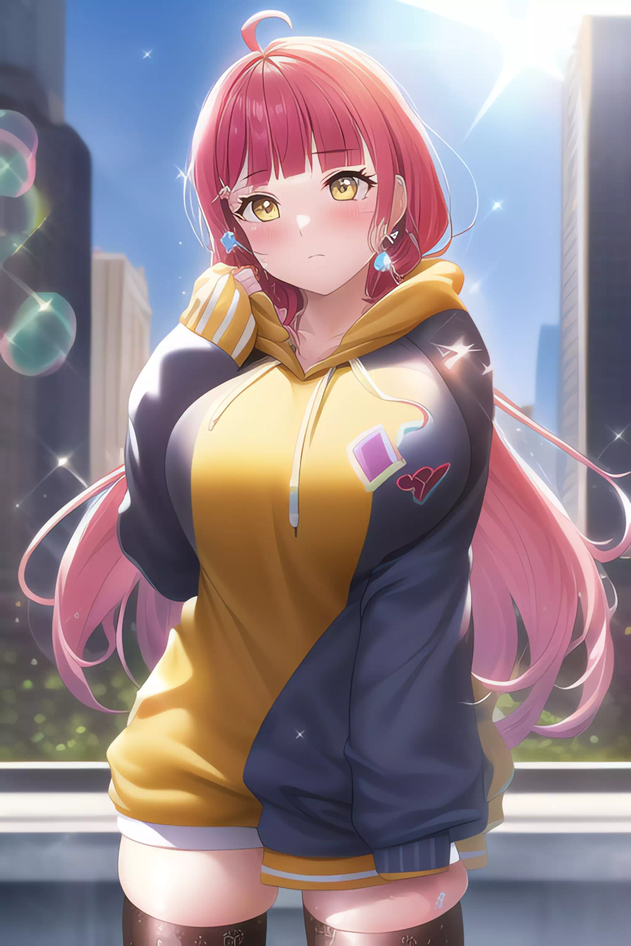 超絶可愛いピンク髪ちゃん！！！