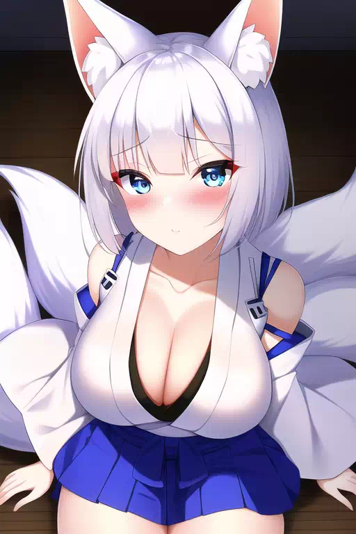 見つめるアズレンの加賀