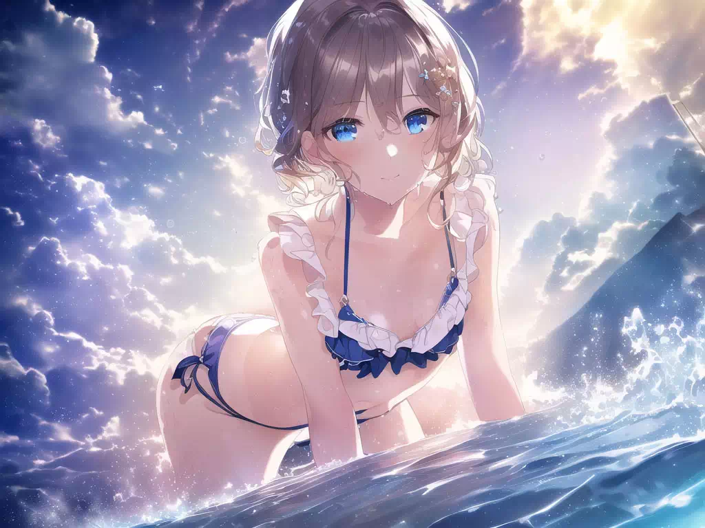 海と少女3
