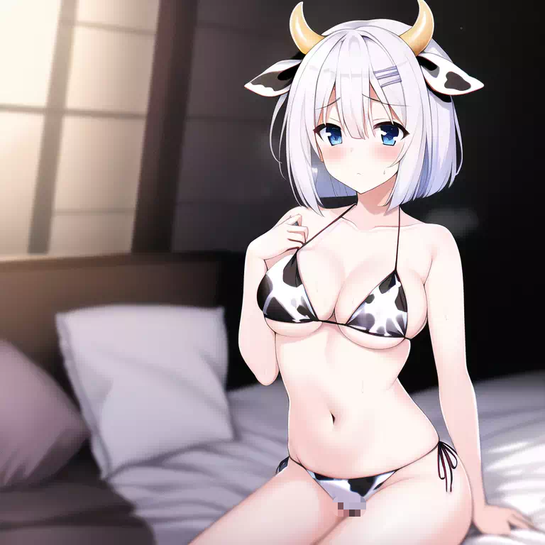 Tobiichi Origami cow bikini