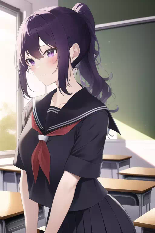 朝比奈まふゆ　セーラー服