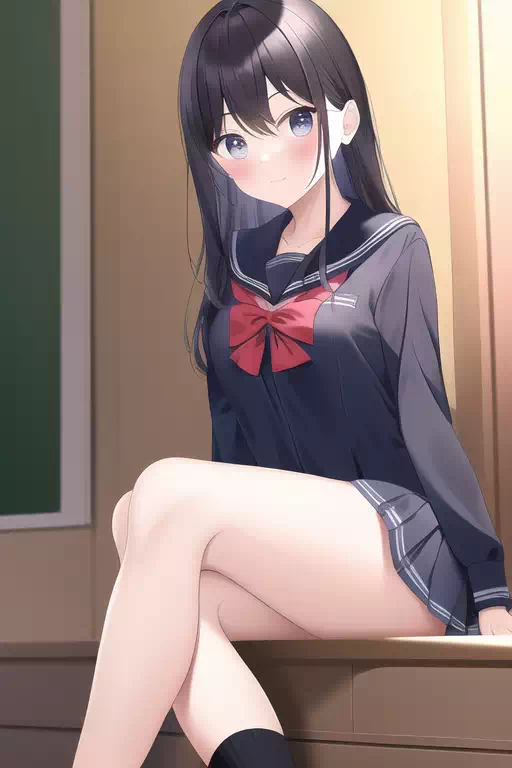 パステル調のかわいいJK