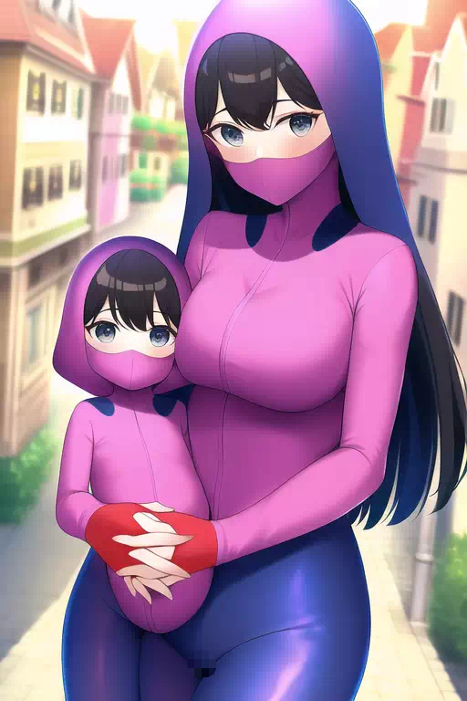【NovelAI】Mother & daughter (5)