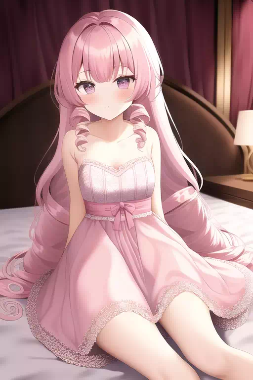 ベッドでの少女からのおねだり