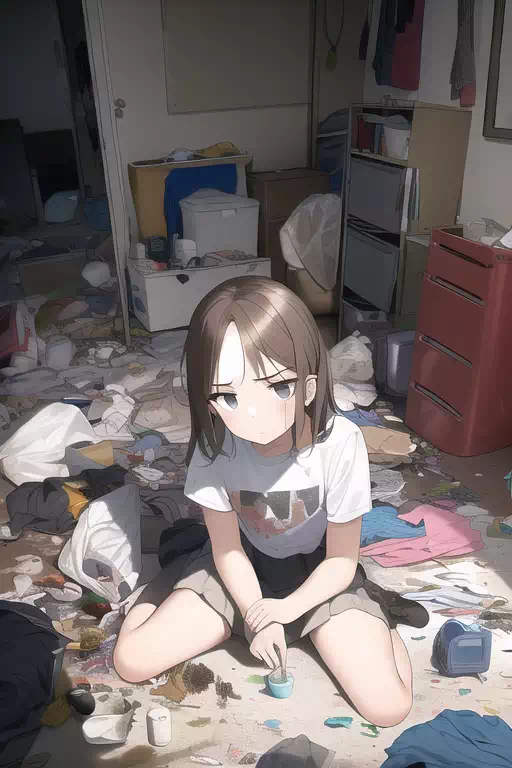 汚部屋と少女