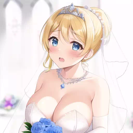えりちのウェディングドレス画像作りました！