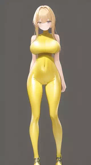 黄色いぴっちりスーツ