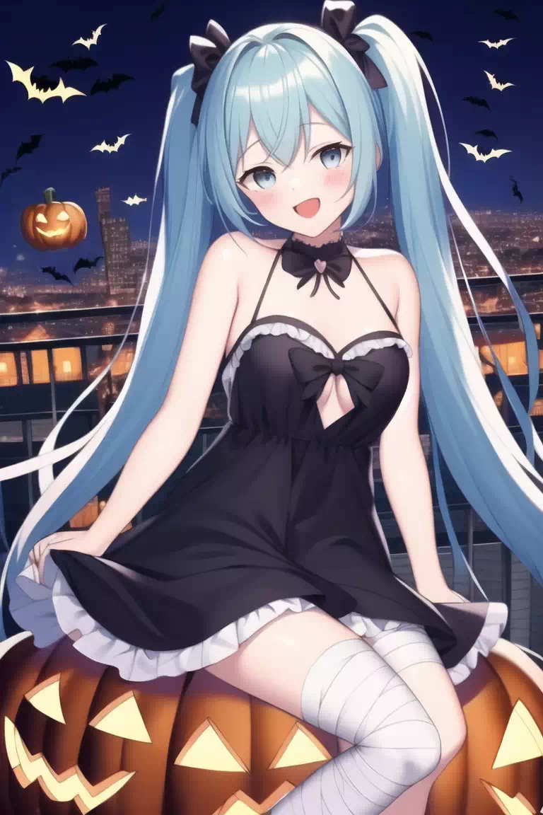 初音ミク　ハロウィン